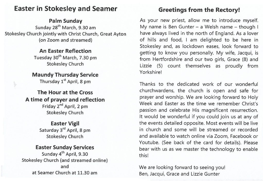 Parish of Stokesley with Seamer